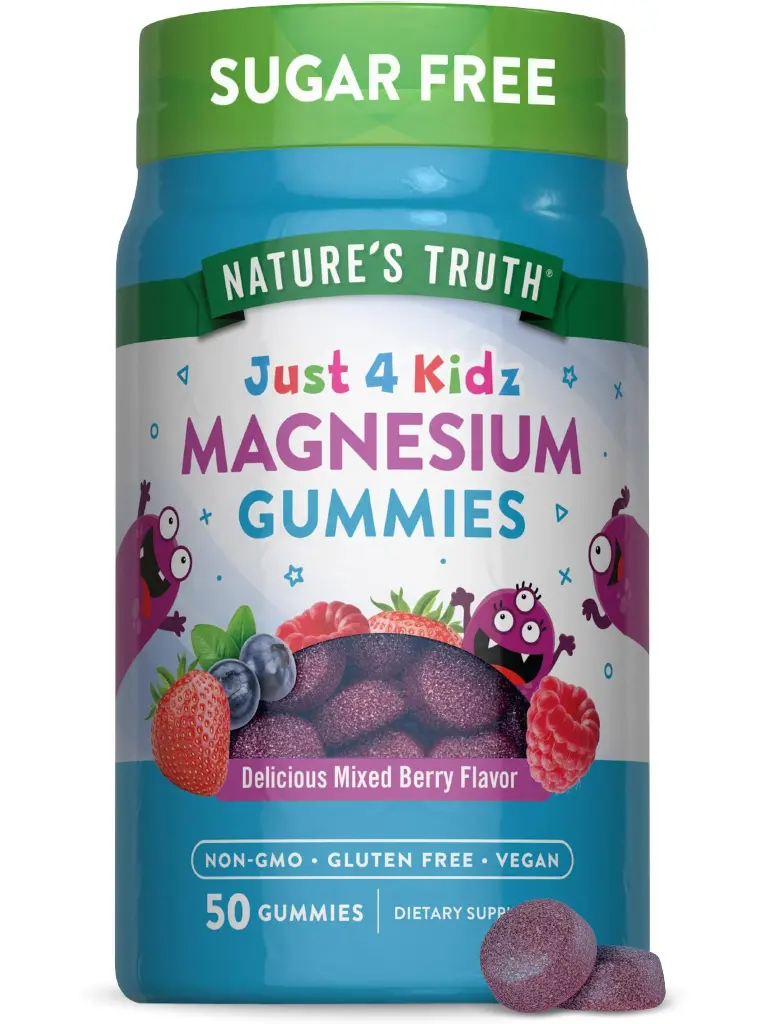 Nature's Truth - Just 4 Kidz - Magnesium Gummies - 50 gummies