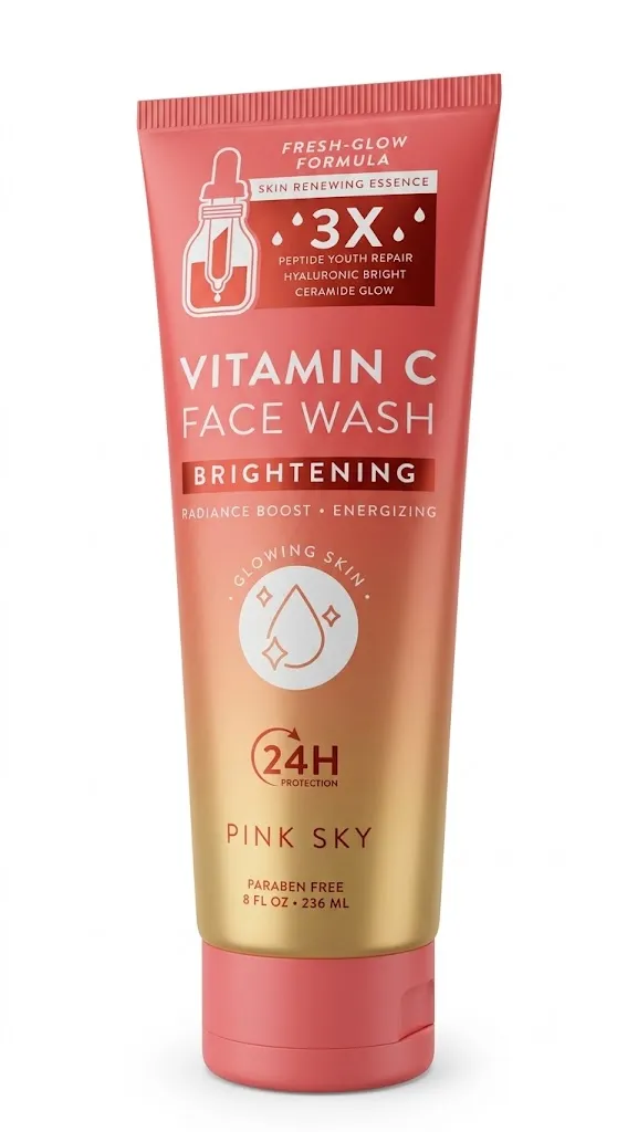 Pink Sky - Vitamin C face wash - Brightening - 236mL