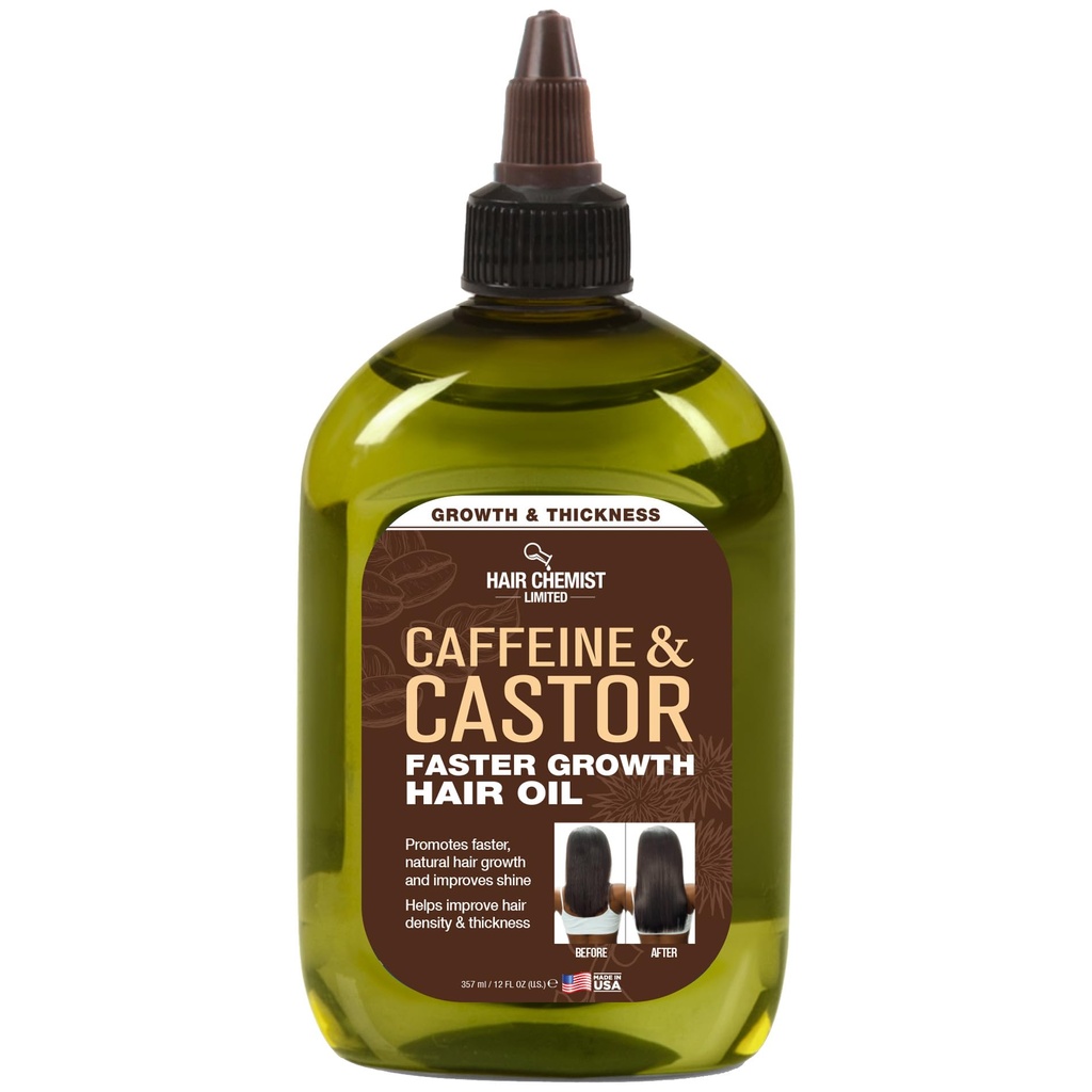 Hair Chemist - Caffeine & Castor - Faster growth hair oil - 357 mL