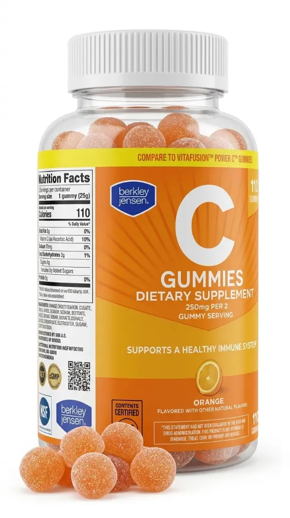 Berkley jensen - Gummies Vitamin C - 110 gummies (No Code Bar)