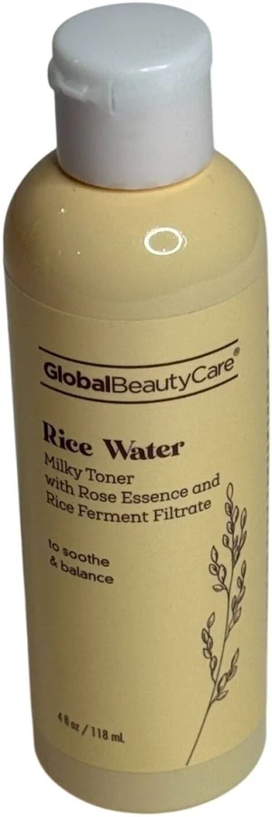 Global Beauty Care - Rice Water - Milky Toner With Rose Essence and Rice Ferment Filtrate - 118mL