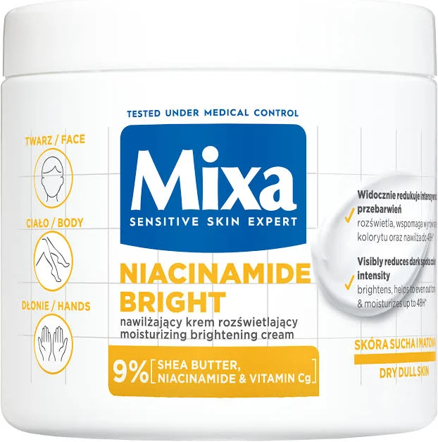 Mixa - Creme Niacinamide - 400mL