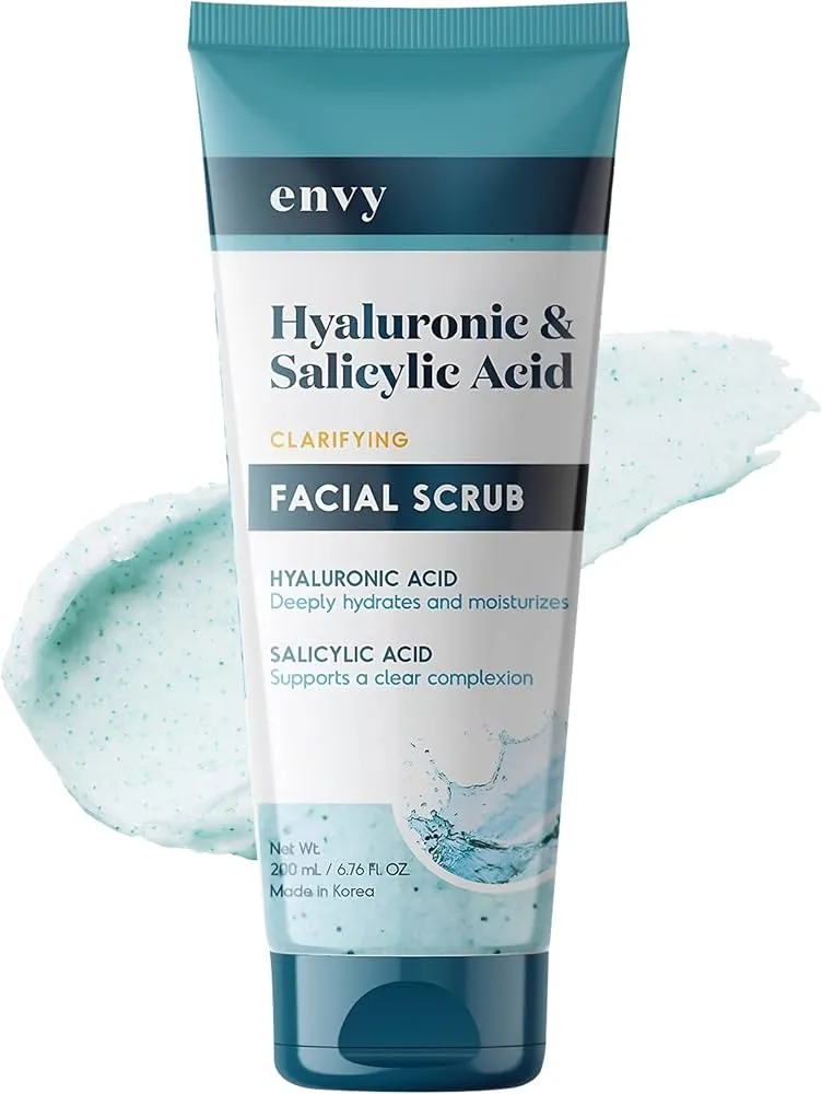 Envy - Hyaluronic Acid & Salicylic Acid - Facial Scrub 200mL