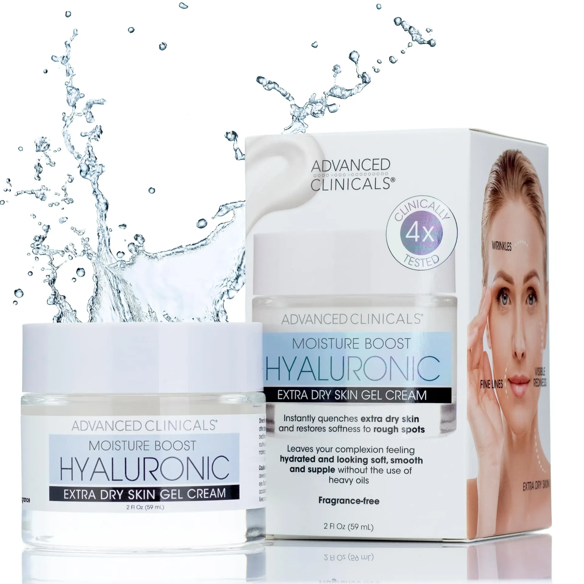 Advanced Clinicals - Moisture Boost Hyaluronic - 59mL