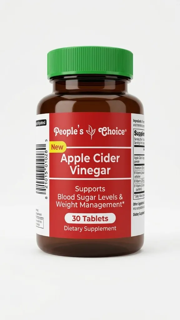 People's Choice - Apple Cider Vinegar (30 ct)