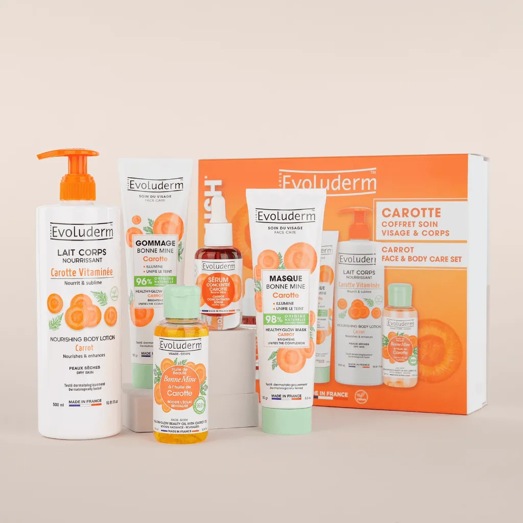 EvoLuderm - Carrot - Coffret Soin Visage & Corps