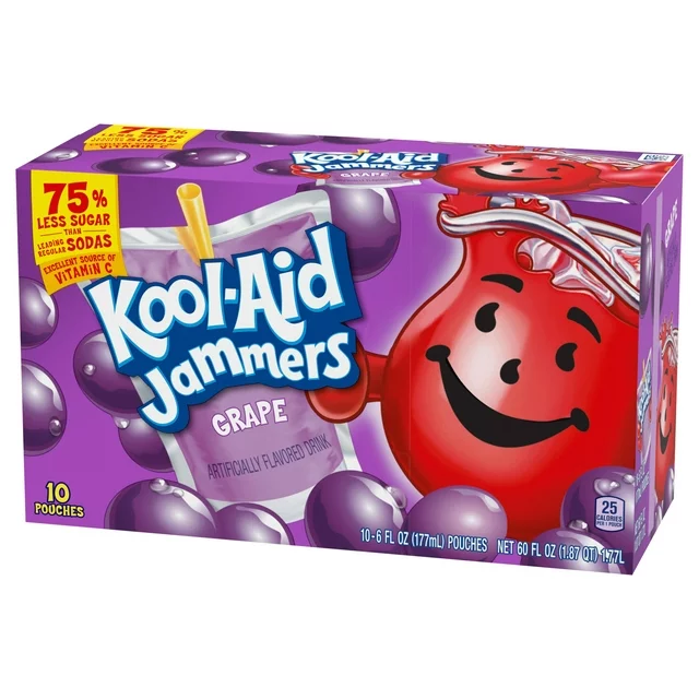 Kool-Aid Jammers - Grape - 10 pouches