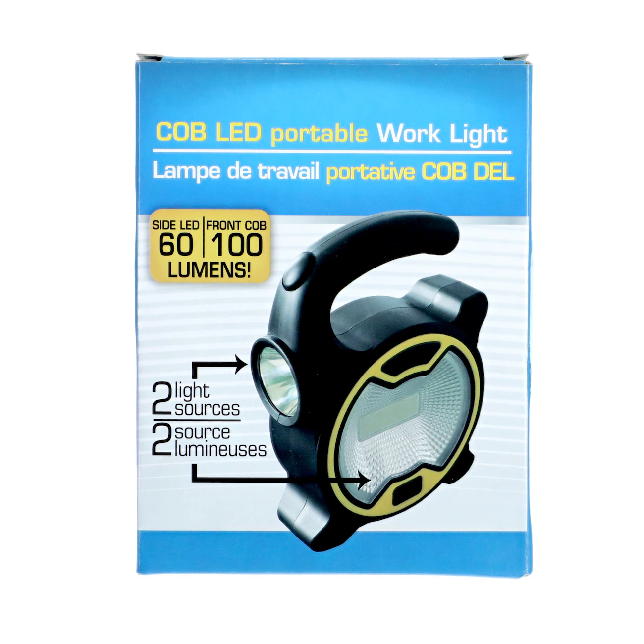 LED COB Compact Work Light, 3.94x5.24x1.45 in.