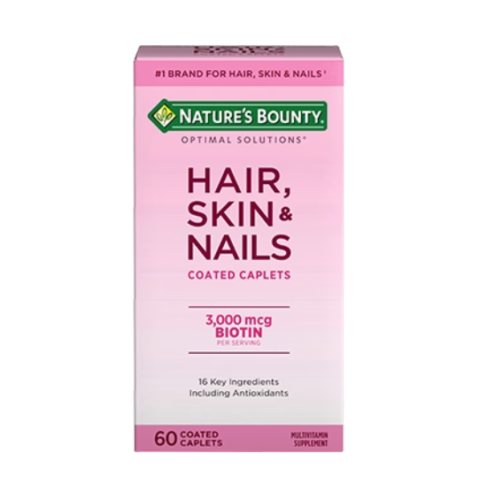 Nature's Bounty - Hair, Skin & Nails - 60 Coated Caplets