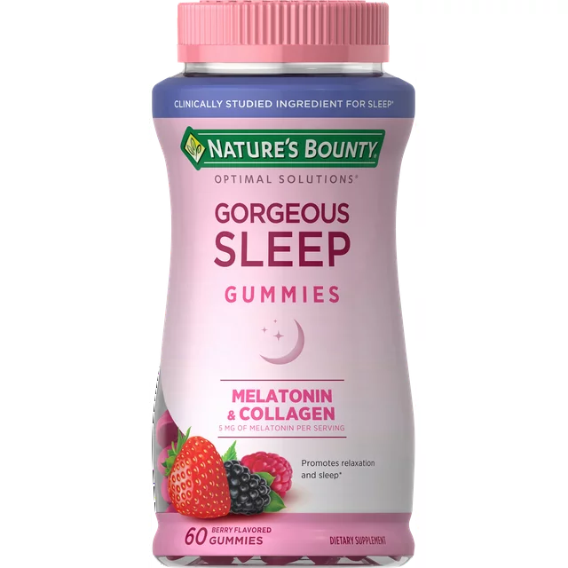 [SR] Nature's Bounty - Gorgeous Sleep, with Melatonin & Collagen, 60 CT