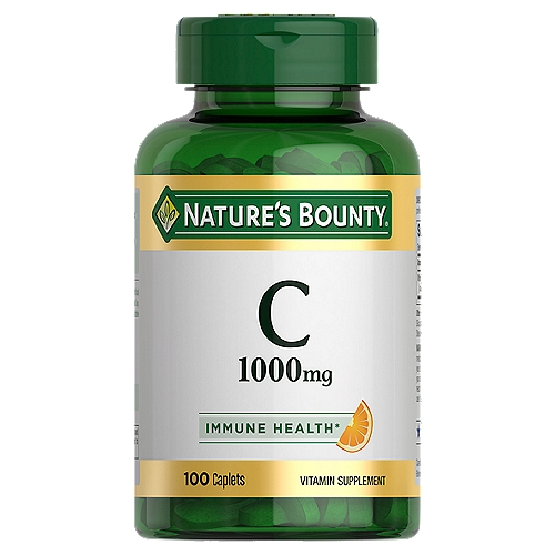 [SR] Nature's Bounty - Vitamin C, Immune Support Supplement, 1000mg, 100 Caplets