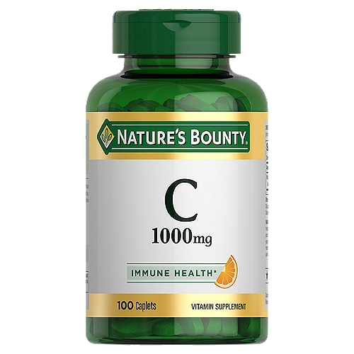 Nature's Bounty - Vitamin C, Immune Support Supplement, 1000mg, 100 Caplets