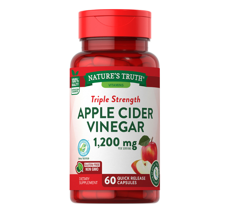 Nature's Truth - Apple Cider Vinegar 1,200 mg Capsules - 60