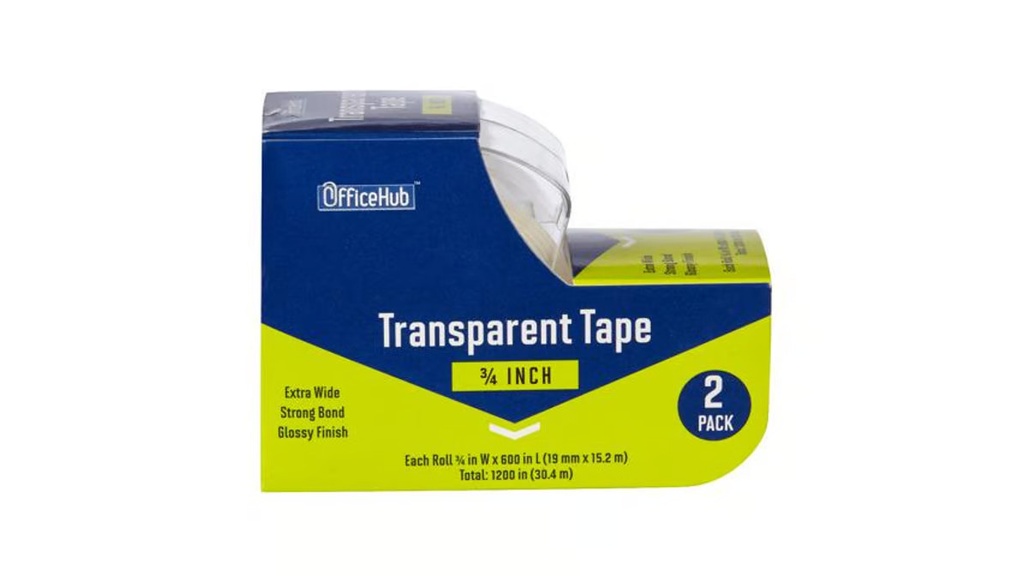 Office Hub Transparent Tape (2 ct)