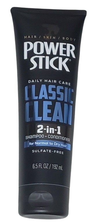 Power Stick Classic Clean Daily Hair Care 2 n 1 Shampoo and Conditioner