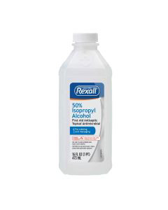 Rexall 50% Isopropyl Alcohol First Aid Antiseptic, 16 Fl Oz