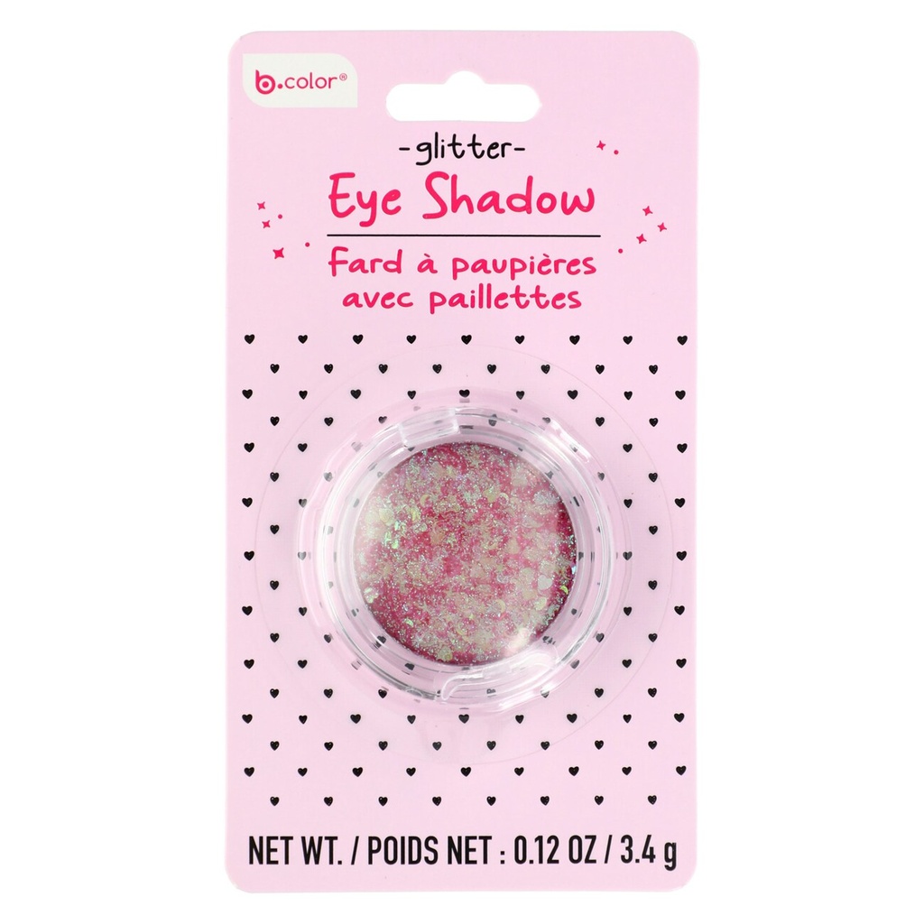 B-Color Glitter Eye Shadow, 0.12 oz.