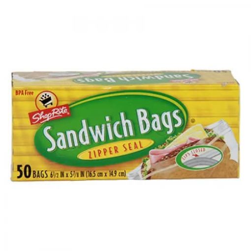 Shoprite Zip Sandwich Bags 50ct