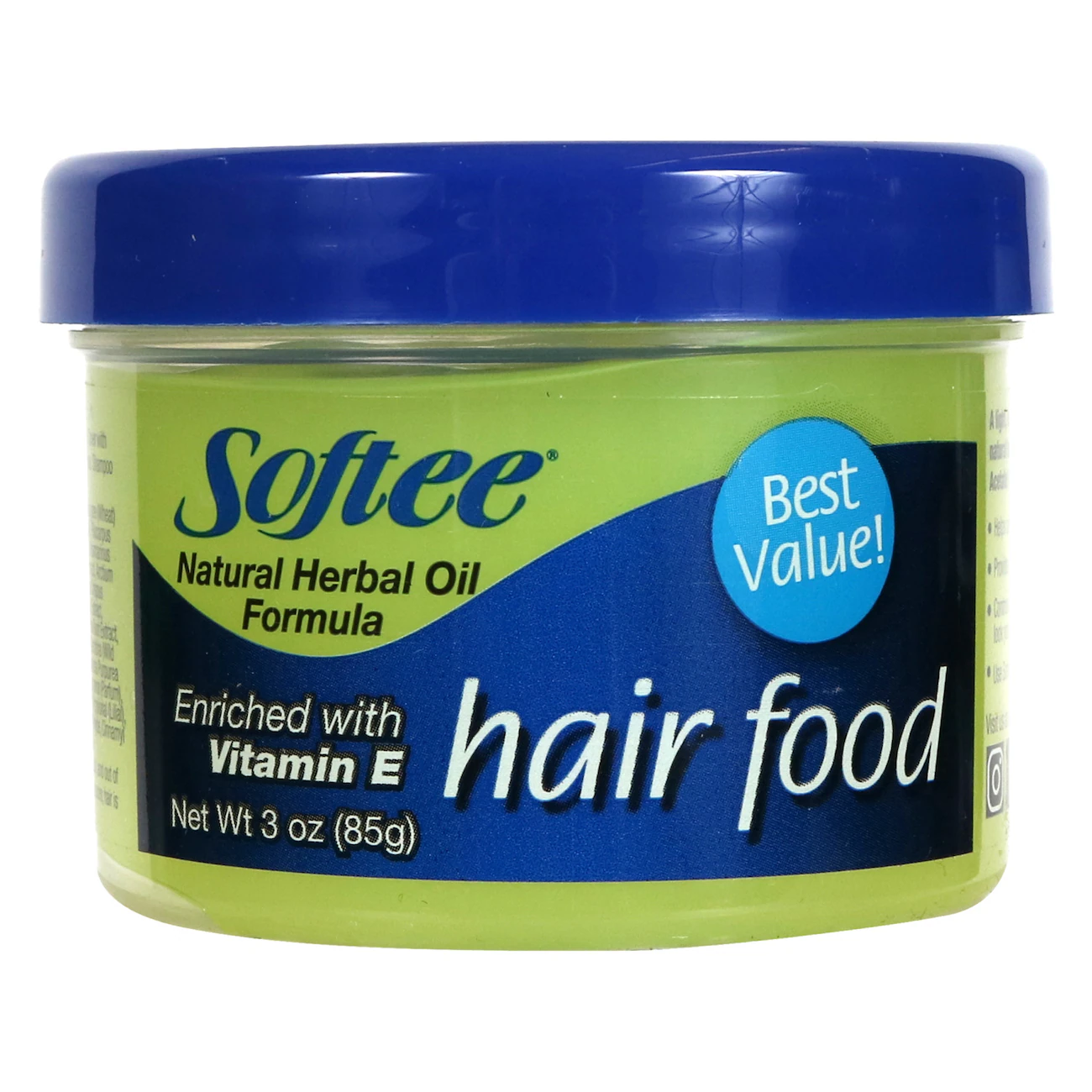 Softee Hair Food with Vitamin E, 3 oz.