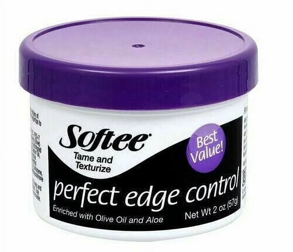 Softee Perfect Edge Control Hair Cream, 2 oz