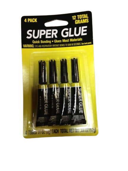 Super Glue - 4pk