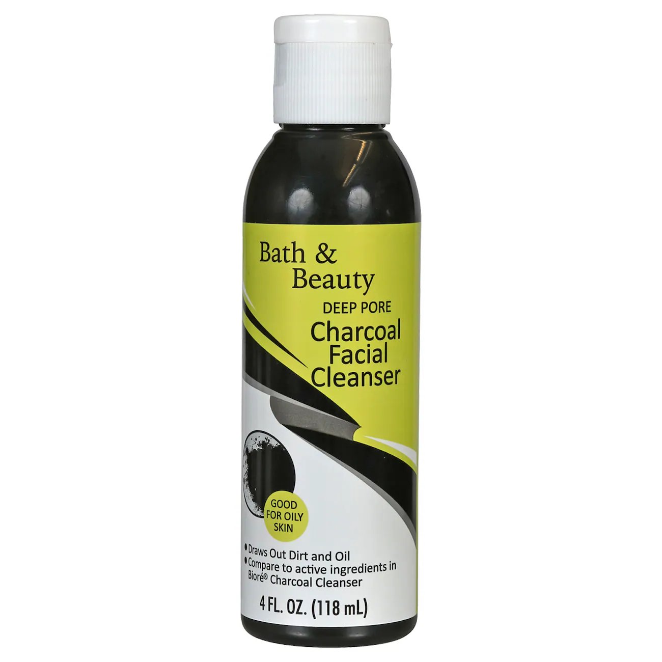 Bath & Beauty Deep Pore Charcoal Facial Cleanser, 4-oz.