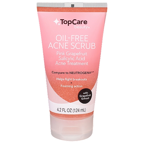 TopCare Oil-Free Pink Grapefruit Acne Scrub