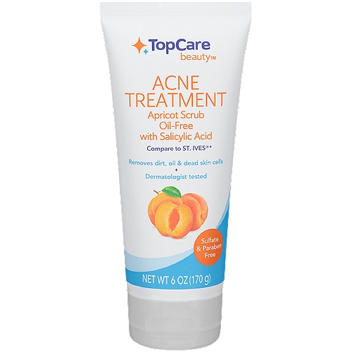 TopCare Apricot Facial Scrub Medicated, 6 oz