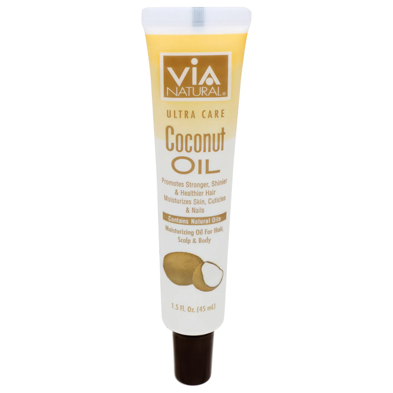 Via Natural Ultra Care Coconut Oil, 1.5 oz. Tubes