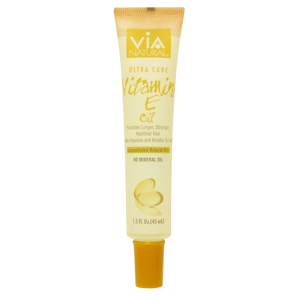 Via Natural Ultra Care VITAMIN E Oil for Hair, Scalp 1.5 Oz