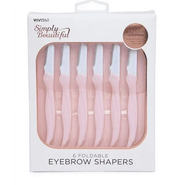 Vivitar Simply Beautiful EYEBROW SHAPERS - 6 Foldable Pieces