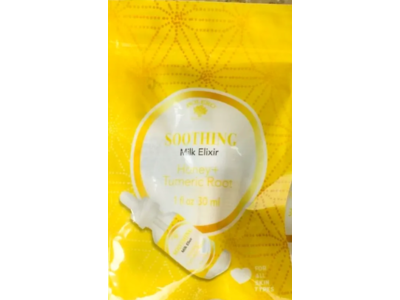 Bolero Soothing Milk Elixir, Honey & Turmeric Root, 1 fl oz/30 mL