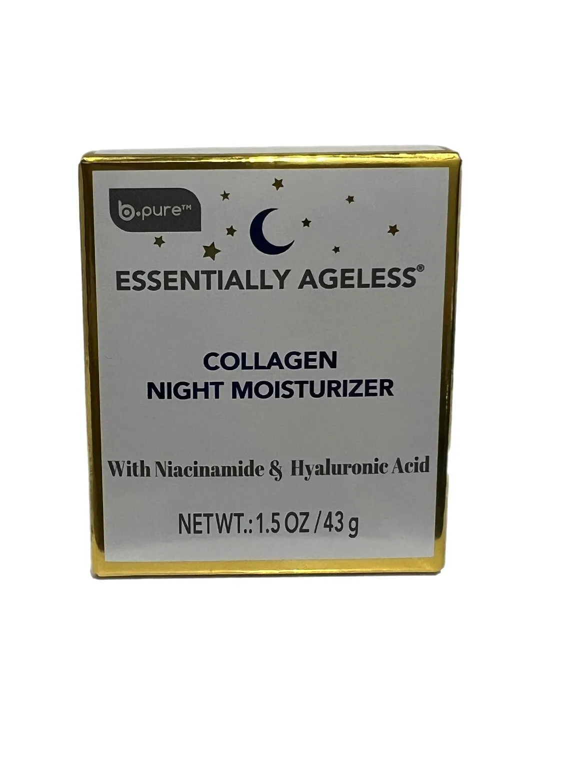 b.pure Essentially Ageless Collagen Night Moisturizer 1.5 oz.