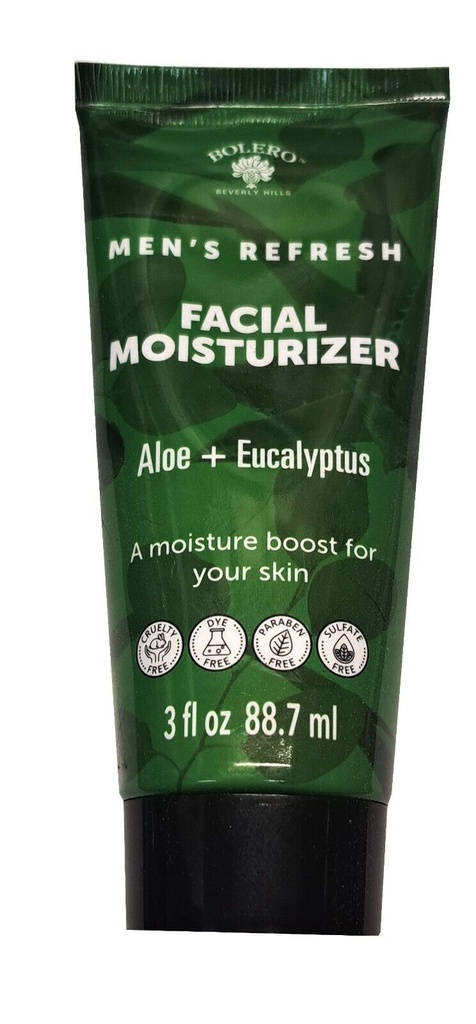 Men's Refresh Facial Moisturizer - Aloe & Eucalyptus 3fl oz (88.7ml)
