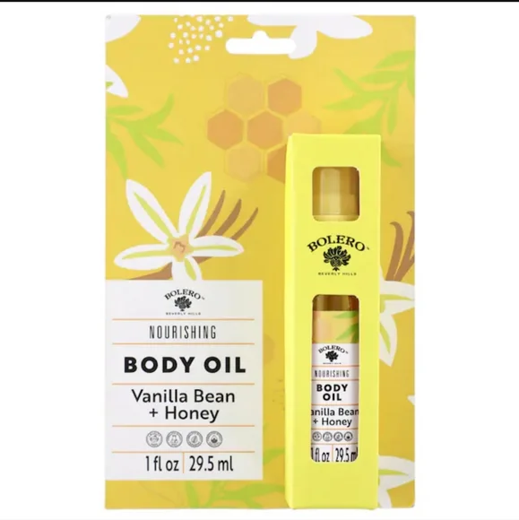 Bolero -  Body Oil - Vanilla Bean+ Honey 1fl oz (29.5ml) 