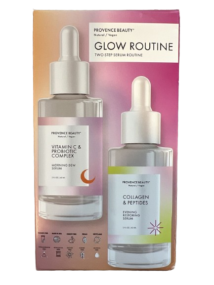 Provence Beauty - Glow Routine - Vitamin C & Probiotic Complex / Collagen & Peptides