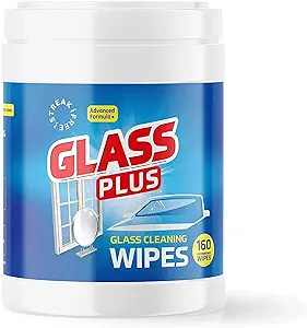 Glass Cleaner Wipes, Cleaning Wipes, 160 Count