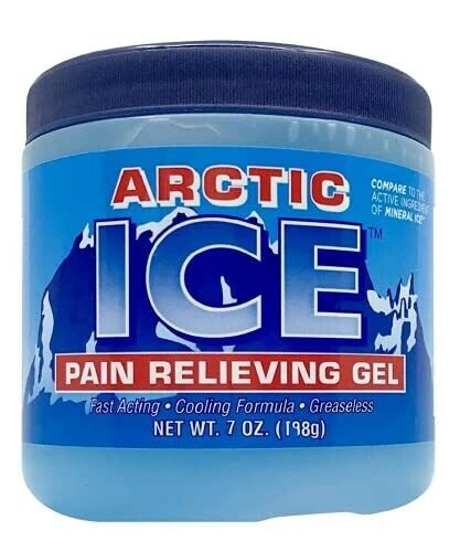 Artic Ice Pain Relieving Gel 2% Menthol Blue 7 Ounce