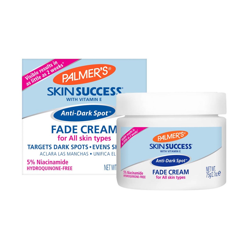 Palmer's Skin Success with vitamin E,  Anti-Dark Spot fade cream for All skin types, 75g/2.7 Oz 