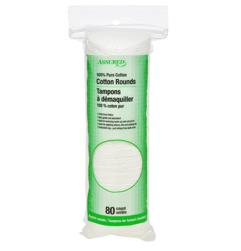 Assured Cotton Rounds 80 count 