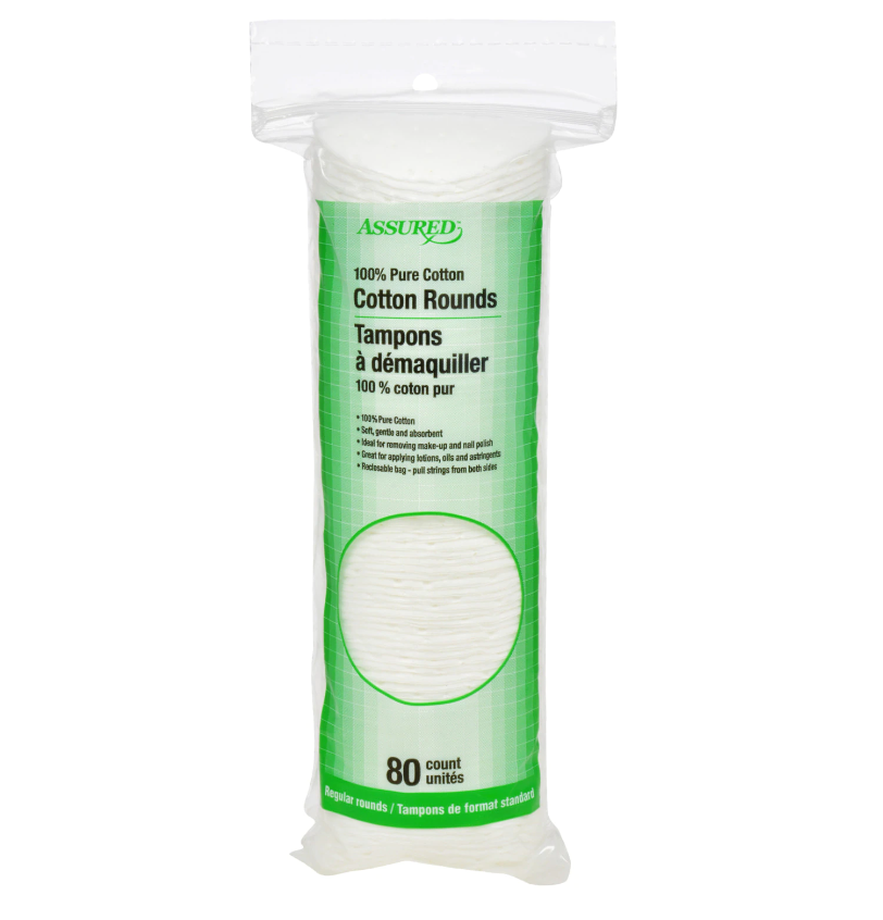 Assured Cotton Rounds 80 count