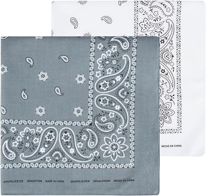 Juncture - Multipurpose Bandana grey and stars