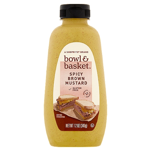 [SR] Bowl & Basket Spicy Brown Mustard, 12 oz