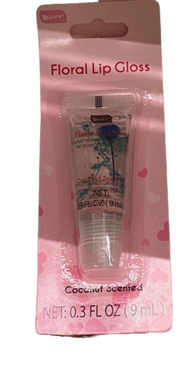b.color - Floral Lip Gloss - coconut scented 9ml  