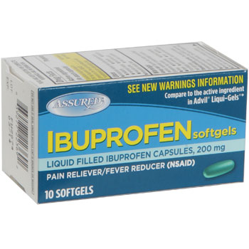 Ibuprofen 200mg capsule 10 softgels 