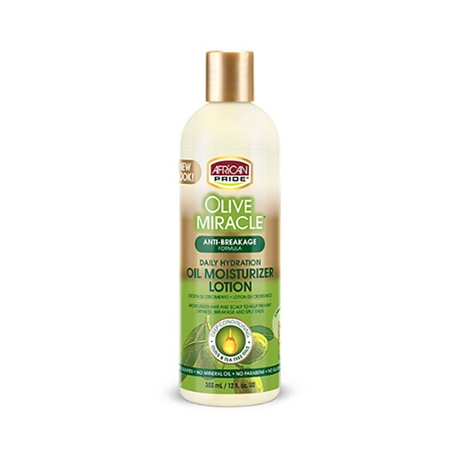 [FD] African Pride Olive Miracle Anti breakage formula Oil moisturizer lotion, 12 oz. (355ml)