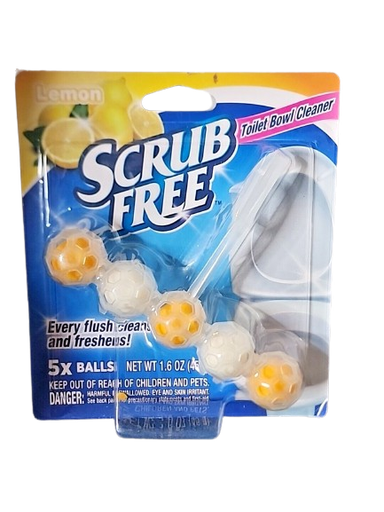 Scrub free Toilet Bowl cleaner (5 balls) 1.6oz-45g