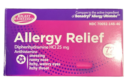 Right Remedies - Allergy Relief - 72 Tablets