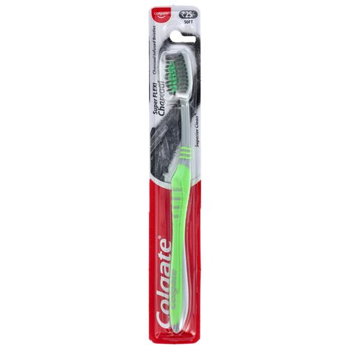 Colgate Super flexi charcoal Medium Toothbrush 