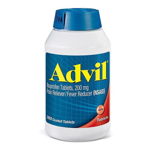 [CC] Advil Ibuprofen 200 mg., Pain Reliever/Fever Reducer, 360 Tablets